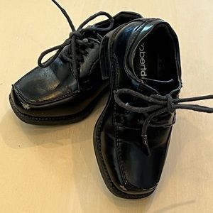 Boys Black Dress Shoes
